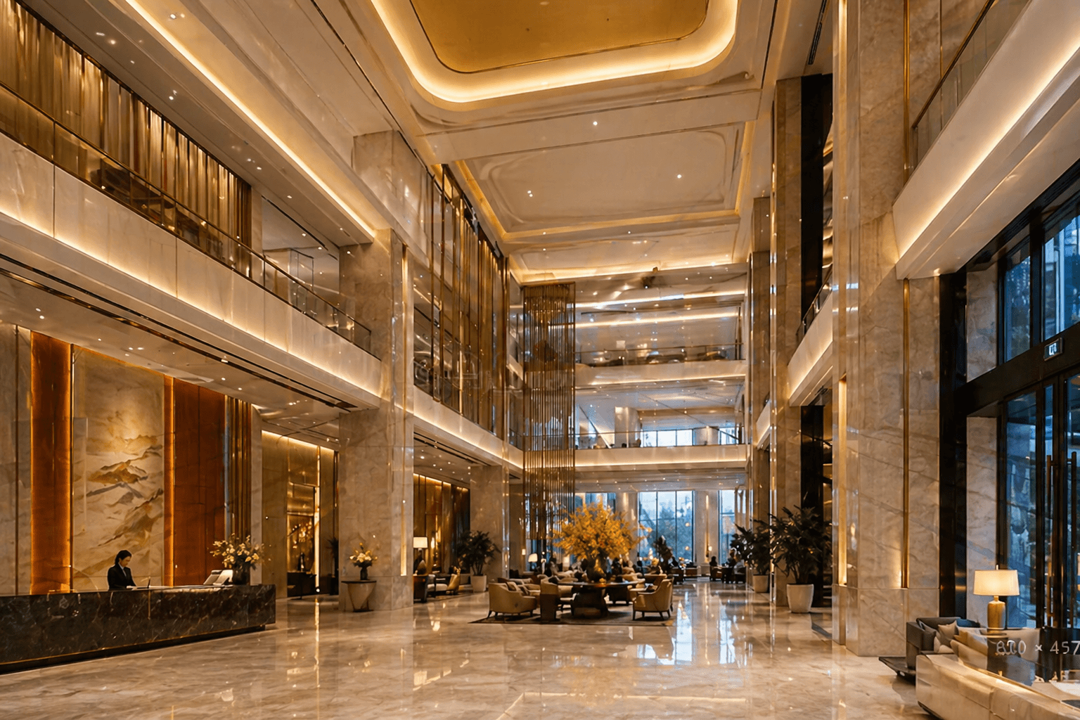 Hotel radio coverage solution