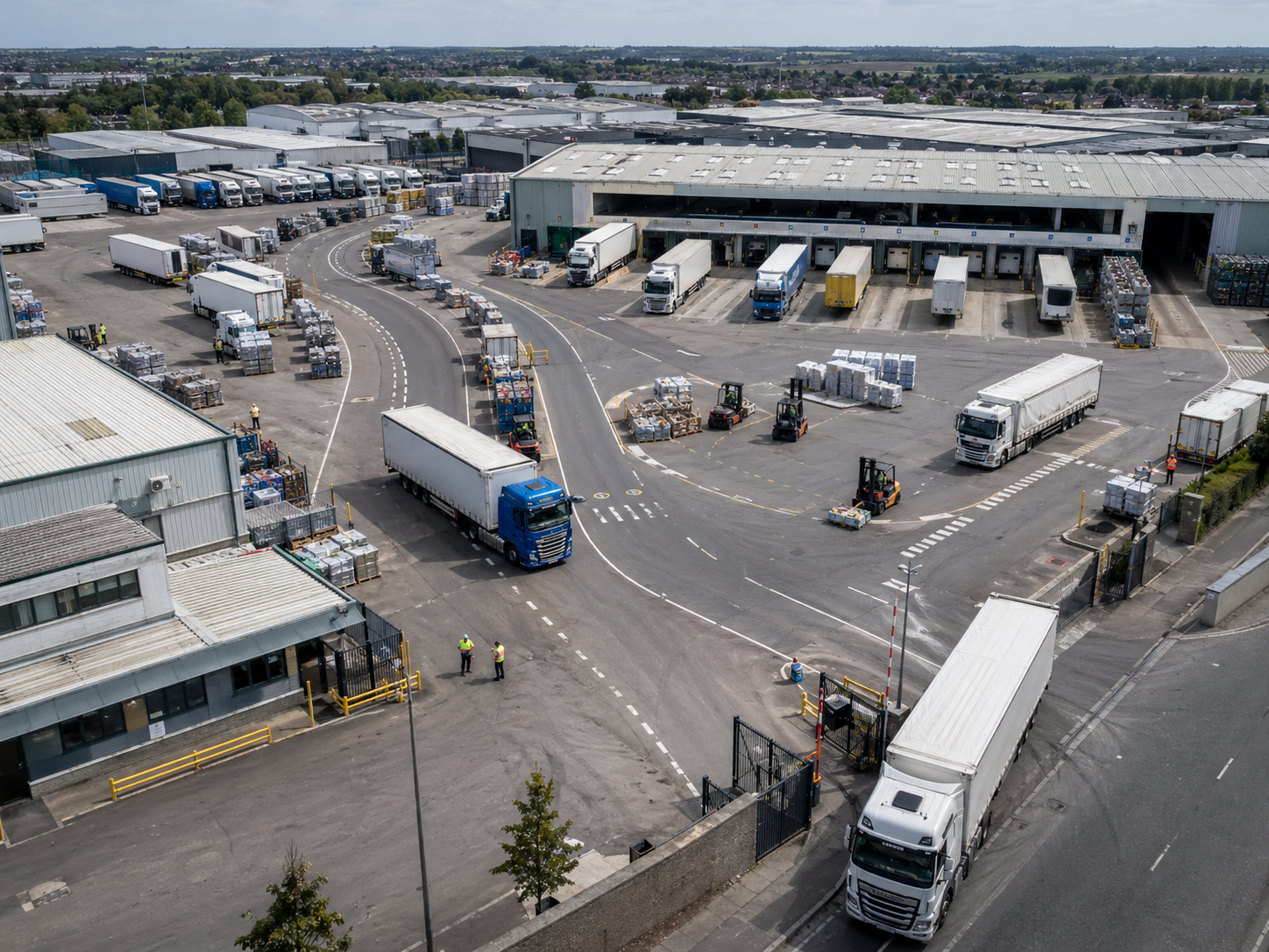 Industrial vehicle dispatch and coordination challenge