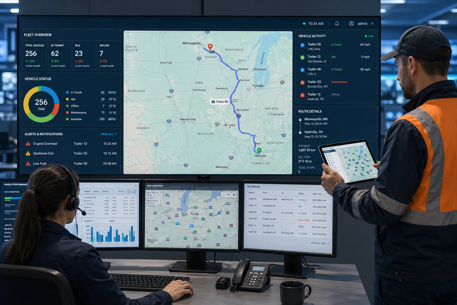 Industrial dispatch platform and communication solution