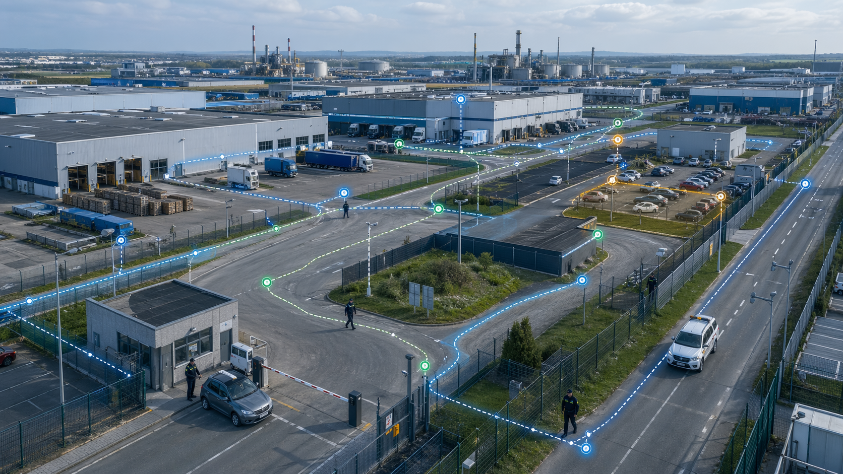 Complex secure facility communication challenge