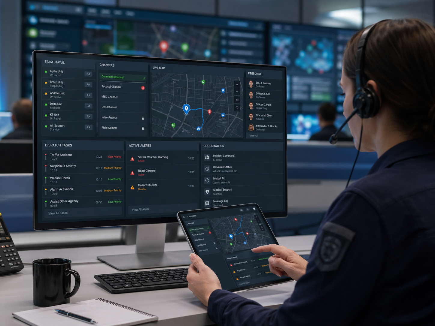 Secure communication and dispatch solution